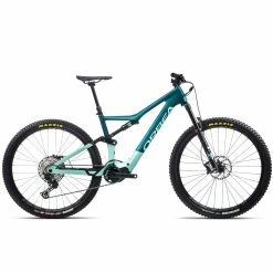 Orbea Rise M20 - Vélo Entièrement électrique 29 Pouces - Vert Glace/bleu Océan