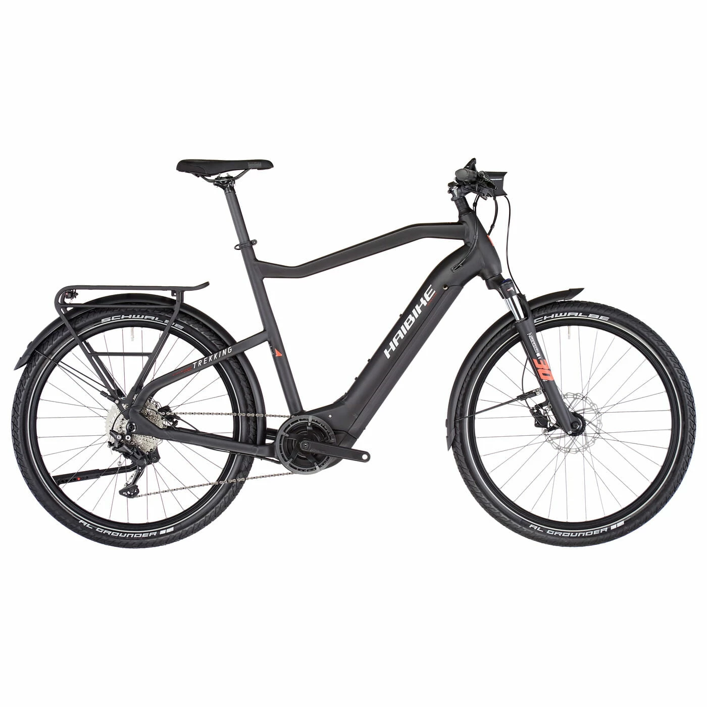 Haibike Trekking 6 Hommes - Matte Black Red Reflex 3 Haibike Trekking 6 Hommes - Matte Black Red Reflex
