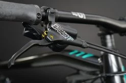 Haibike AllMtn 1 VTT Tout Terrain - Anthracite / Turqoise -VTTs électriques Soldes Haibike MY21 Detail Handlebar AllMtn 1 anthracite