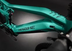 Haibike AllMtn 1 VTT Tout Terrain - Aquamarine / Black 14 Haibike AllMtn 1 VTT Tout Terrain - Aquamarine / Black -VTTs électriques Soldes Haibike MY21 Detail Top Tube AllMtn 1 aquamarine