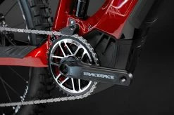 Haibike AllMtn CF 12 MTB Fully - Gloss Matte Dyn Red Black -VTTs électriques Soldes Haibike MY22 Detail Crank AllMtn CF 12
