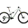 Orbea RISE M-TEAM Sap White - Green Fog (Gloss) -VTTs électriques Soldes M362TTCC YV SIDE RISE MTEAM