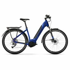 Haibike Trekking 4 Cadre Bas - Gloss Matte Blue Black