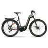 Haibike Trekking 10 Cadre Bas - Titane / Lava Matt -VTTs électriques Soldes haibike trekking 10 low step titan lava matt 1