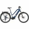 Haibike Trekking 7 Femme - Bleu / Sable -VTTs électriques Soldes haibike trekking 7 trapeze blue sand 1