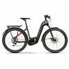 Haibike Trekking 9 Cadre Bas - Anthracite / Rouge -VTTs électriques Soldes haibike trekking 9 low step anthracite red 1